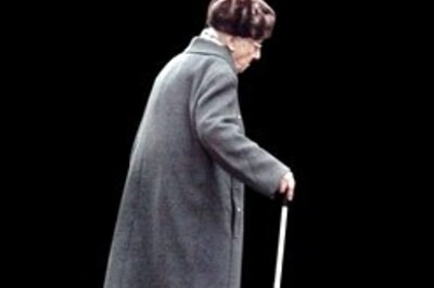 Old woman fined for walking slowly