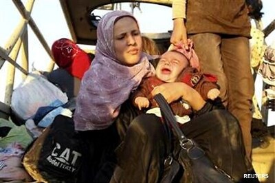 Syria pushes world refugee total towards record: UN