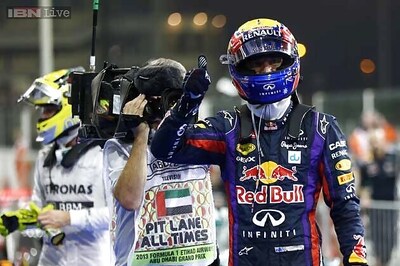 Mark Webber takes pole position at Abu Dhabi Grand Prix