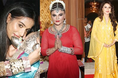 Ganesh Chaturthi 2017: Poonam Pandey, Rakhi Sawant, Urvashi Rautela Celebrate the Festival; See Pics