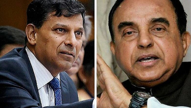 BJP MP Subramanian Swamy Renews Attack on RBI's Raghuram Rajan