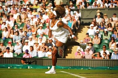Serena Williams eases into Wimbledon 2nd round