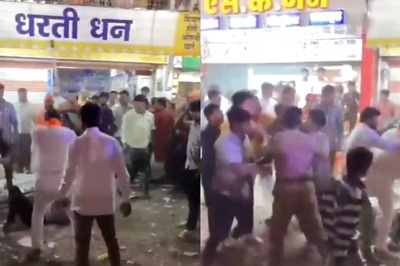 Shinde Sena MLA Snatches Cop’s Lathi Amid Scuffle, Beats Up Group Of ‘Unruly’ Men | Video