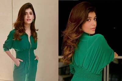 Sanjana Sanghi Stuns The Crowd In Green At Dubai Event