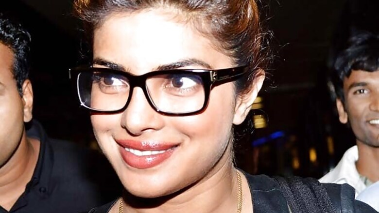 My eyes! my eyes! Is that a huge diamond on Priyanka Chopra's finger?