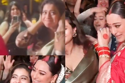 Sonakshi Sinha Gets Emotional As Kajol Hugs Her and Zaheer Iqbal, Dances at Their Reception | Watch