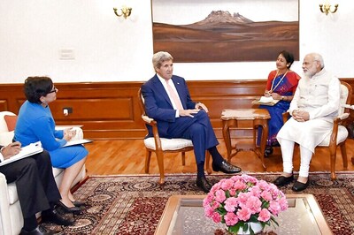 Kerry Had a 'Terrific' Time in India Despite Rain, Traffic: US Official