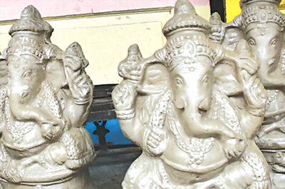 Bangalore: Lightweight Ganeshas slacken clay idols' sale