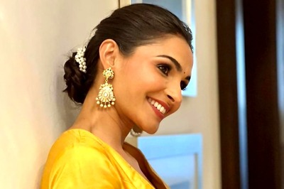 Andrea Jeremiah Looks Spectacular In Yellow Silk Saree, Fans React