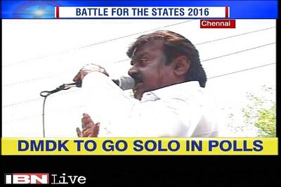 Vijayakanth's decision to contest TN polls alone likely to be a gamechanger