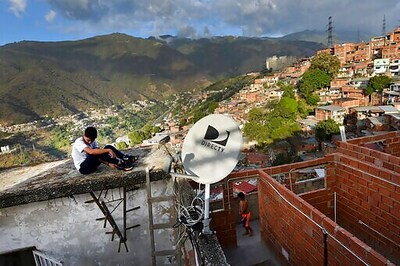 Satellite TV back for Venezuelans left in dark by sanctions