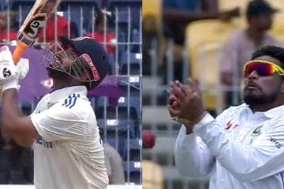 Bangladesh Captain Shanto Drops A Sitter To Give Lifeline To Rishabh Pant In 1st Test – WATCH