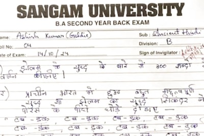 University Student's 'Ancient Hindi' Answer Sheet Viral