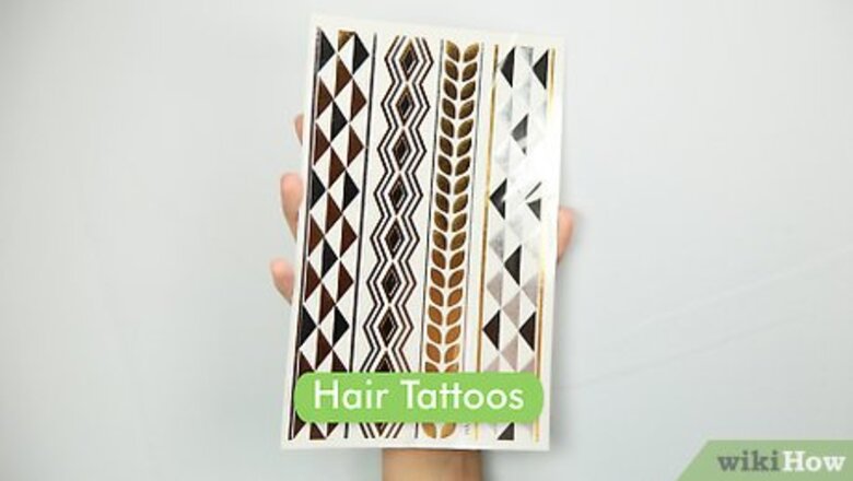How to Apply Hair Tattoos