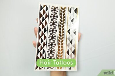 How to Apply Hair Tattoos