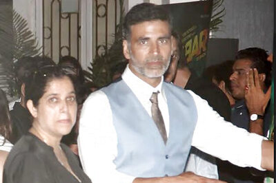 Photo of the day: Akshay Kumar is almost unrecognisable as he shows off his salt and pepper look at 'Gabbar Is Back' screening