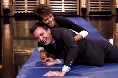 Watch: Halle Berry and Jimmy Fallon show you how they roll. Literally.