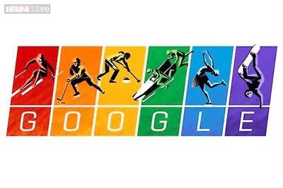 Google quotes the Olympic Charter, posts a protest Winter Olympics doodle in gay pride colours