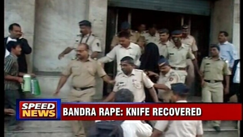 Bandra rape case: Police recover knife, stolen items