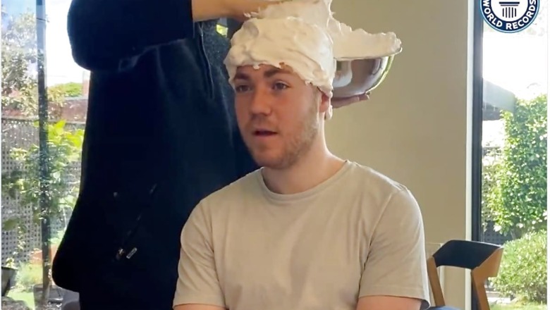 Australian Man Uses Shaving Foam And Table Tennis Balls For Bizarre World Record