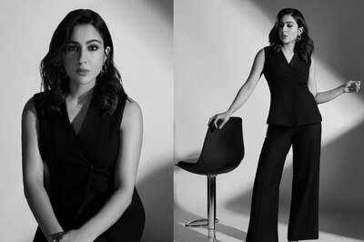 Sara Ali Khan Channels Timeless Elegance In A Black Minimalist Waistcoat Set; See Photos