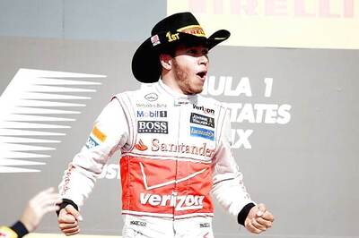Lewis Hamilton wins United States GP 2012