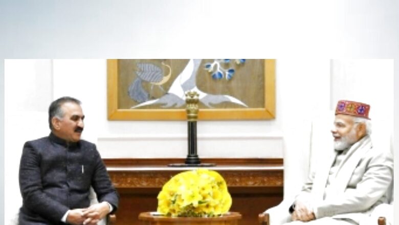 Himachal CM Sukhvinder Singh Sukhu Meets Modi, Seeks Liberal Assistance