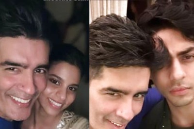 Aryan Khan Looks Hot in Black, Suhana Khan an 'Absolute Stunner' in Selfies With Manish Malhotra