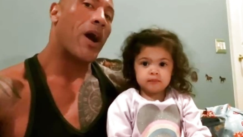 Dwayne Johnson Feels Blessed To Be At Home With His Ladies