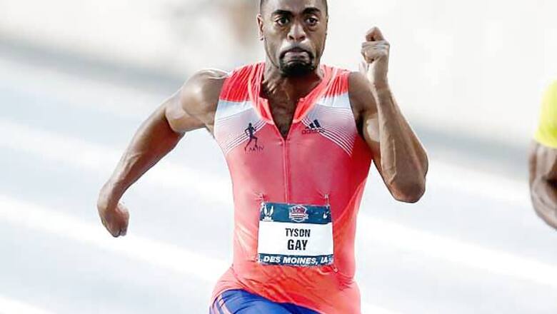 Adidas suspends contract with Tyson Gay