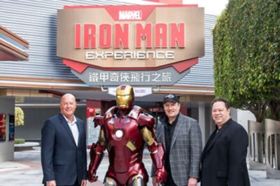 Enjoy 'Iron Man Experience' at Disneyland Theme Park in Hong Kong