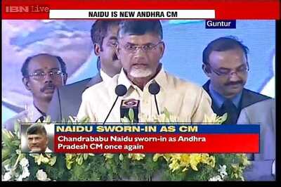 N Chandrababu Naidu takes oath as Chief Minister of Andhra Pradesh