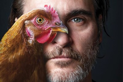 Joaquin Phoenix Reminds 'We're All Animals' in PETA Ad