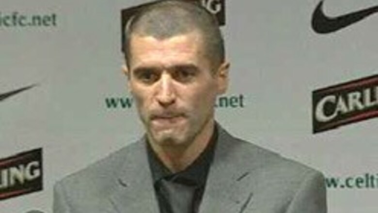 Roy Keane dons Celtic colours