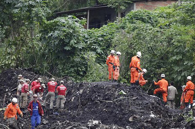 At least 200 feared dead in Brazil landslide