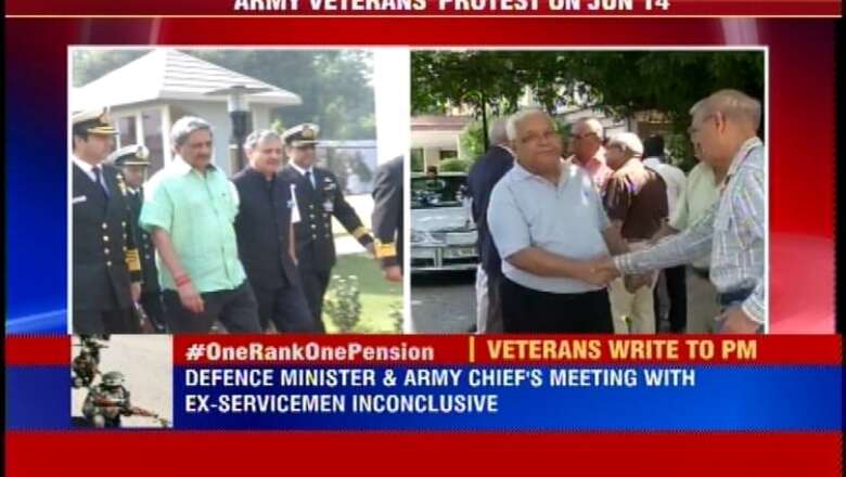 Second round of talks over 'One Rank One Pension' between ex-servicemen and Manohar Parrikar remain inconclusive