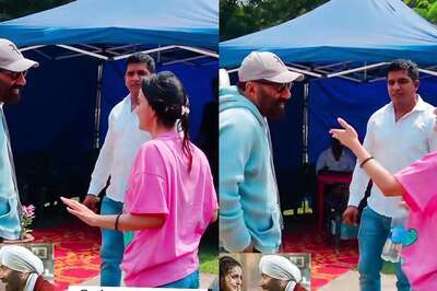 Sunny Deol, Ameesha Patel Bond on Gadar 2 Sets, Fans Joke 'Tara Singh Be Like Ae Sakhu Tu Toh...'