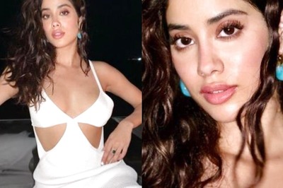 Janhvi Kapoor Drops Mesmerising Photos in White Cutout Dress With Plunging Neck Line, Take a Look