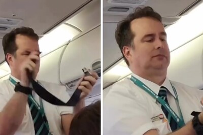Watch: Flight Attendant’s Hilarious Safety Demonstration Is Too Good To Miss