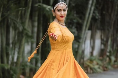 Niharika Konidela Turns Into Kathak Dancer, Looks Drop Dead Gorgeous Is Mustard Anarkali Suit
