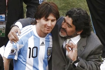 Lionel Messi Fails to Match Diego Maradona Success in Argentina Shirt