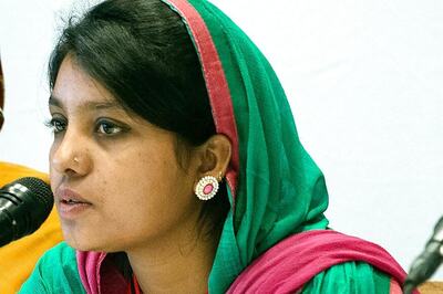 Once Trafficked, Anoyara Khatun is now  an International Child Rights Crusader
