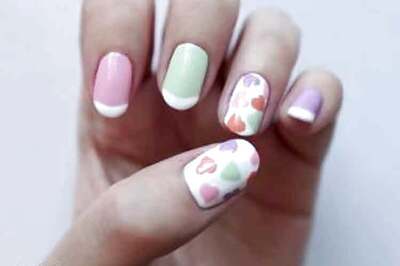 Show some love with these Valentine's-themed nail art ideas