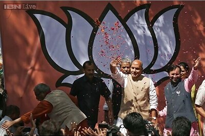 Rajnath keen on MHA, a section of RSS wants him to remain BJP chief