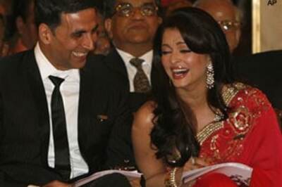 In Pics: Aishwarya, Akshay honoured with Padma Shri