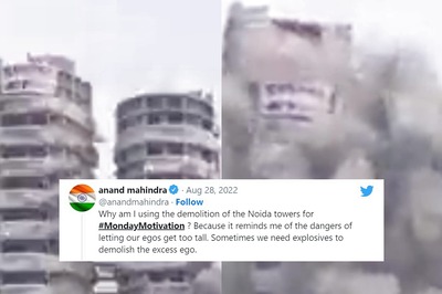 Anand Mahindra's Monday Motivation Post Has a Noida Twin Tower Demolition Connection