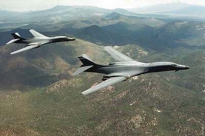US Supersonic Bombers Conduct Exercise in South Korea Region
