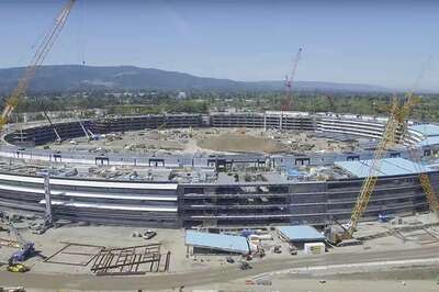 Watch: New drone video captures progress of Apple's upcoming 'spaceship' campus