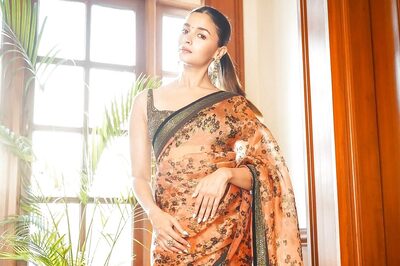 Alia Bhatt Looks Breathtaking In This Floral Chiffon Saree