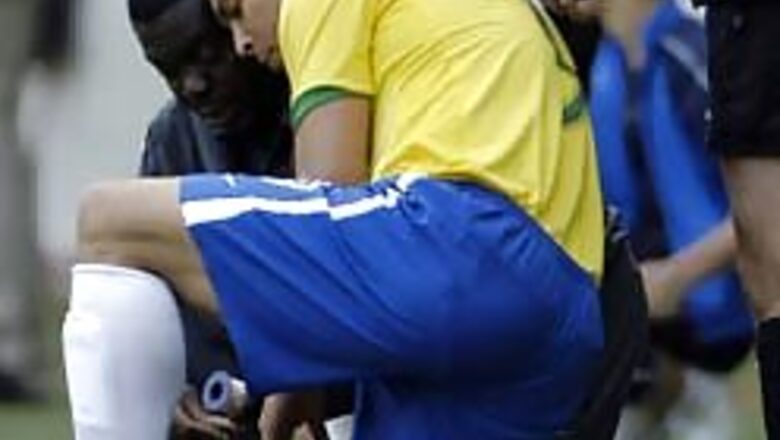 Ronaldo limps off midway through win
